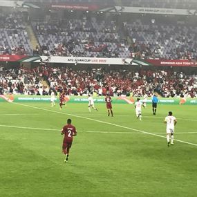 قطر فازت على لبنان 2-0