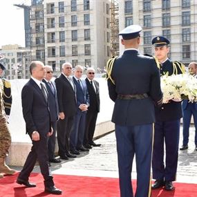 بوصعب من ساحة الشهداء:6 ايار يوم شهداء لبنان وكل من سقط دفاعا عن حريته وسيادته واستقلاله